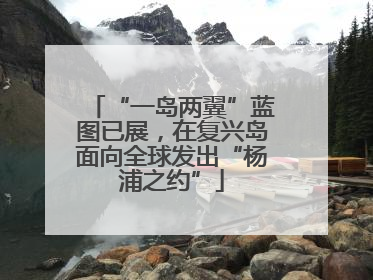 “一岛两翼”蓝图已展，在复兴岛面向全球发出“杨浦之约”