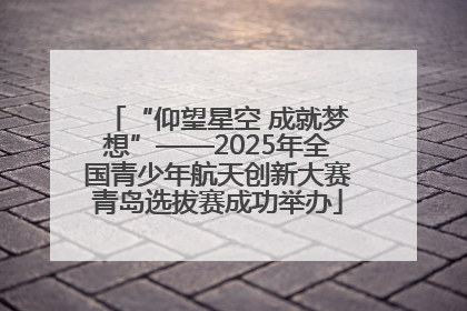 “仰望星空 成就梦想”——2025年全国青少年航天创新大赛青岛选拔赛成功举办