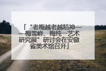 “老梅越老越精神——梅雪峰、梅纯一艺术研究展”研讨会在安徽省美术馆召开