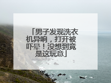 男子发现洗衣机异响，打开被吓晕！没想到竟是这玩意