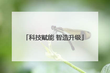 科技赋能 智造升级
