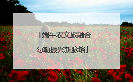 端午农文旅融合 勾勒振兴新脉络