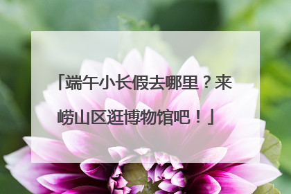 端午小长假去哪里？来崂山区逛博物馆吧！