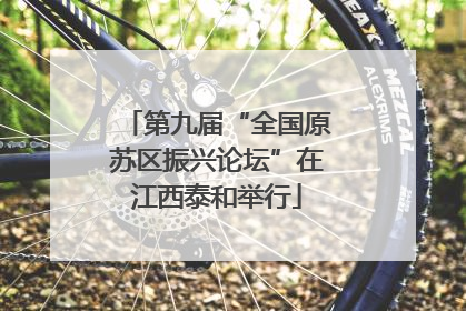 第九届“全国原苏区振兴论坛”在江西泰和举行
