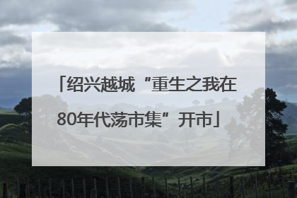 绍兴越城“重生之我在80年代荡市集”开市