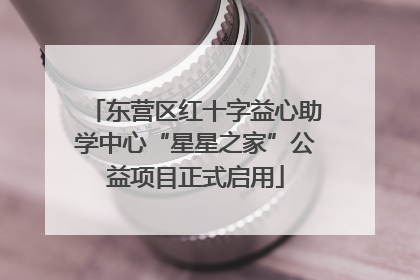 东营区红十字益心助学中心“星星之家”公益项目正式启用