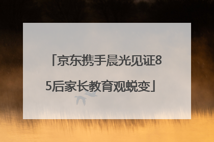 京东携手晨光见证85后家长教育观蜕变