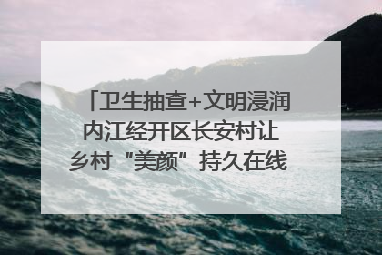 卫生抽查+文明浸润 内江经开区长安村让乡村“美颜”持久在线｜万千气象看四川
