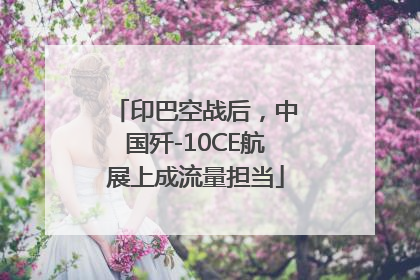 印巴空战后，中国歼-10CE航展上成流量担当