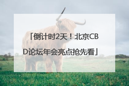 倒计时2天！北京CBD论坛年会亮点抢先看