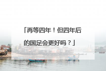 再等四年！但四年后的国足会更好吗？