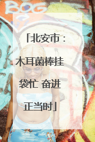 北安市：木耳菌棒挂袋忙 奋进正当时