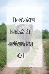同心家国担使命 红柳筑梦践初心