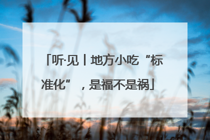 听·见丨地方小吃“标准化”，是福不是祸