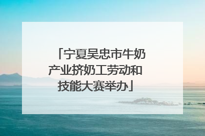 宁夏吴忠市牛奶产业挤奶工劳动和技能大赛举办