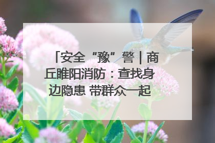 安全“豫”警｜商丘睢阳消防：查找身边隐患 带群众一起“涨知识”