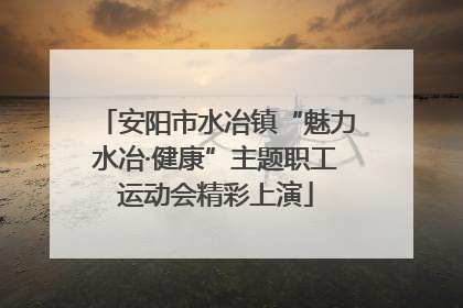 安阳市水冶镇“魅力水冶·健康”主题职工运动会精彩上演