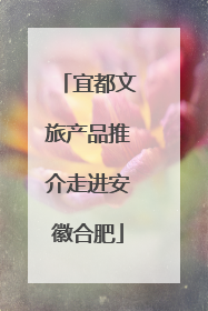 宜都文旅产品推介走进安徽合肥