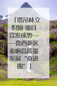 塔吊林立织锦 项目竞发成势——鲁西新区奏响高质量发展“奋进曲”