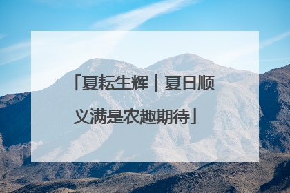 夏耘生辉｜夏日顺义满是农趣期待