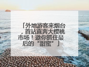 外地游客来烟台，首站直奔大樱桃市场！邀你抓住最后的“甜蜜”