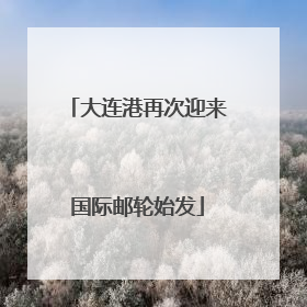 大连港再次迎来国际邮轮始发