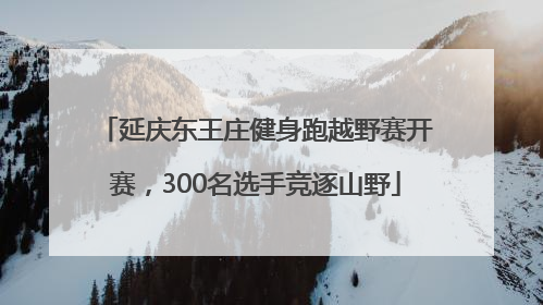 延庆东王庄健身跑越野赛开赛，300名选手竞逐山野