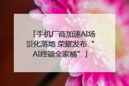 手机厂商加速AI场景化落地 荣耀发布“AI终端全家桶”