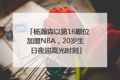杨瀚森以第16顺位加盟NBA，20岁生日夜迎高光时刻