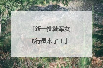 新一批陆军女飞行员来了！