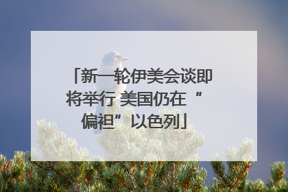 新一轮伊美会谈即将举行 美国仍在“偏袒”以色列
