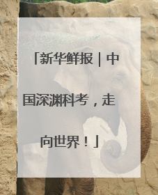 新华鲜报｜中国深渊科考，走向世界！