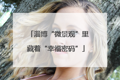 淄博“微景观”里藏着“幸福密码”