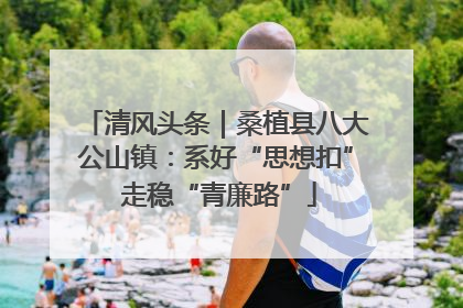 清风头条｜桑植县八大公山镇：系好“思想扣” 走稳“青廉路”