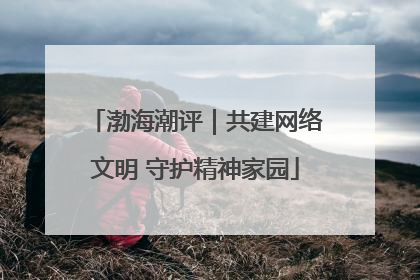 渤海潮评｜共建网络文明 守护精神家园