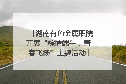 湖南有色金属职院开展“粽情端午，青春飞扬”主题活动