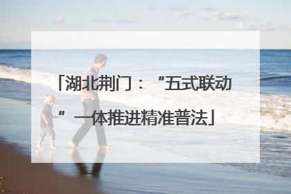 湖北荆门：“五式联动”一体推进精准普法