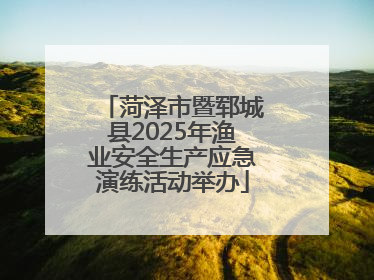 菏泽市暨郓城县2025年渔业安全生产应急演练活动举办