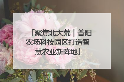 聚焦北大荒｜普阳农场科技园区打造智慧农业新阵地