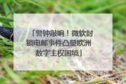 警钟敲响！微软封锁电邮事件凸显欧洲数字主权困境