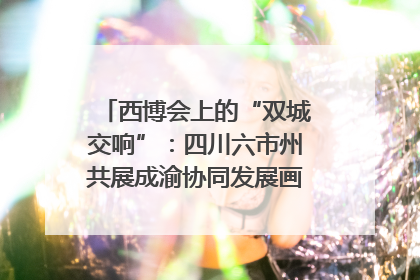 西博会上的“双城交响”：四川六市州共展成渝协同发展画卷｜西博视界