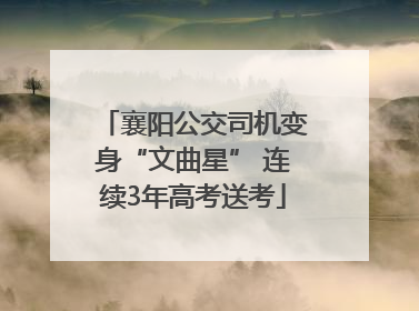 襄阳公交司机变身“文曲星” 连续3年高考送考