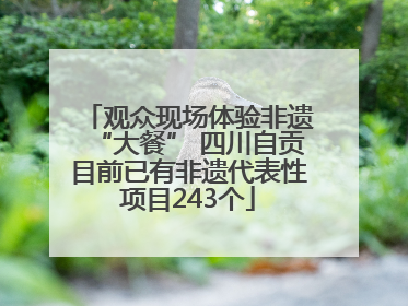 观众现场体验非遗“大餐” 四川自贡目前已有非遗代表性项目243个