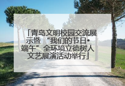 青岛文明校园交流展示暨 “我们的节日•端午”全环境立德树人文艺展演活动举行