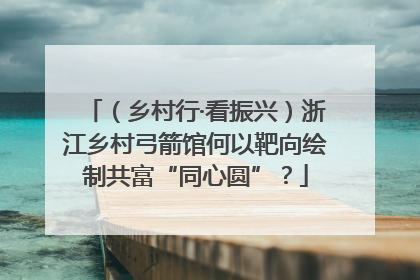 （乡村行·看振兴）浙江乡村弓箭馆何以靶向绘制共富“同心圆”？