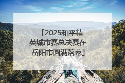 2025和平精英城市赛总决赛在岳阳市圆满落幕