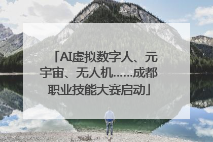 AI虚拟数字人、元宇宙、无人机……成都职业技能大赛启动