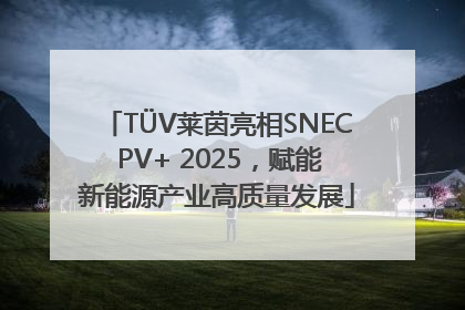 TÜV莱茵亮相SNEC PV+ 2025，赋能新能源产业高质量发展